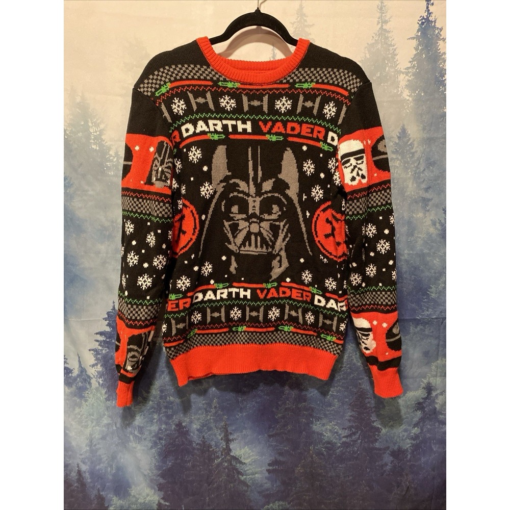 Darth Vader Geeknet Holiday Christmas Sweater GameStop Exclusive‎ Large